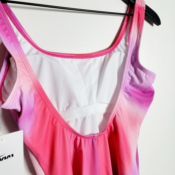 NWT Nike Backless Tie Dye One Piece Women's Swimsuit Size M - Picture 7 of 10